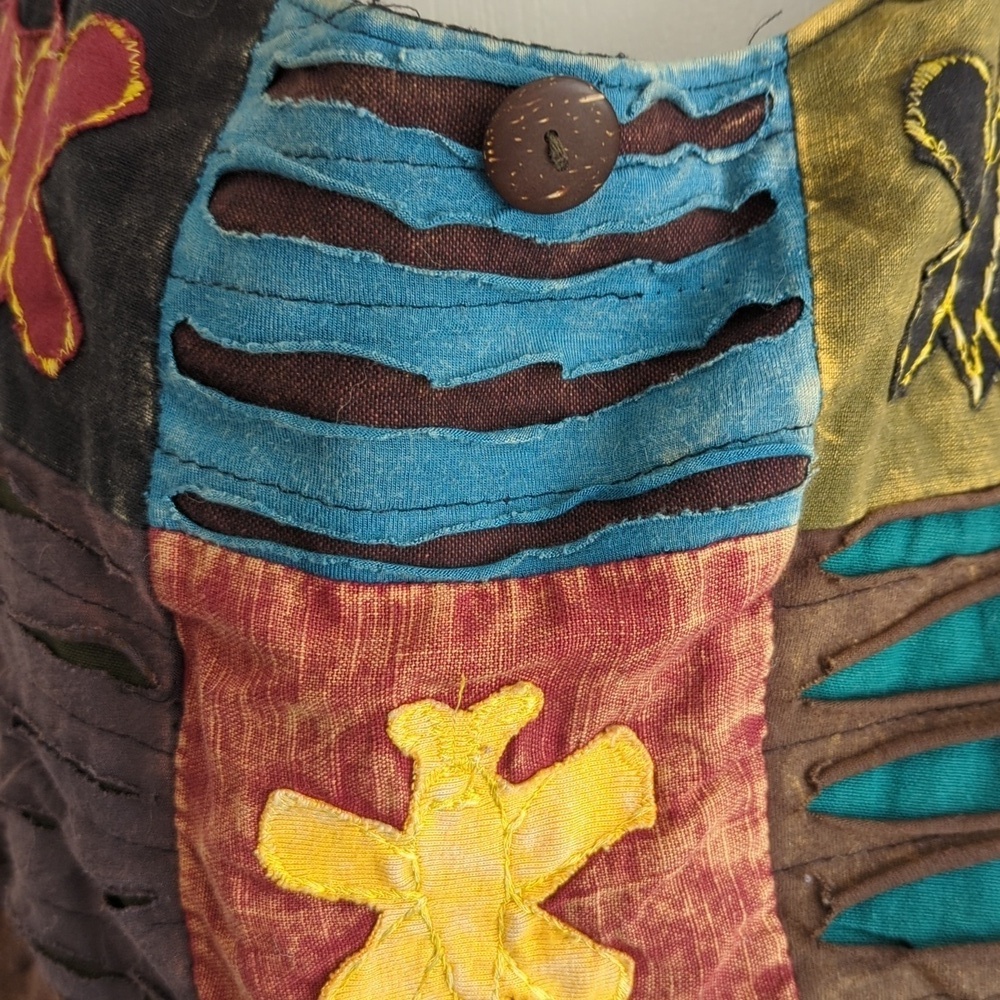 Nepal Fair Trade Purse/Messenger Bag - Picture 2 of 9